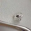 Anel de Metal com Design Simples Retrô Amor Temperamento Luxo Leve Moda Alto Senso Estilo Frio Versátil Anel Aberto