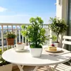 Nueva planta artificial de diente de león en maceta de 10 piezas para decoración de jardín de balcón interior, adorno de mini bonsái de flor artificial