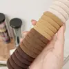 Activity Estilo Coreano Goma para el Cabello sin Costuras Alta Elasticidad Simple Duradera Cuerda para el Cabello Goma Básica de Colores para Mujeres