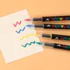 Plumón Marcador de Acrílico Líquido Recto de Grado Profesional, Pluma de Color Impermeable de Color Apilable Sin Presión, Pluma de Color de Gran Capacidad con Punta Suave