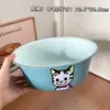 Bacia Lavatório Fofa Doméstica Dormitório Estudantil Bacia de Lavanderia Cozinha Bacia para Lavar Legumes Plástico Espesso Infantil Bacia para Pedicure