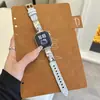 Pulsera de Mezclilla Estilo Maullido-Correa de Cuero Estilo Adecuada para Apple Watch iWatch 12ª Generación 11/10