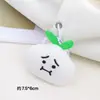 Novo Chaveiro Engraçado de Planta Pimenta Boneco Cebola Verde Desenho Animado Gengibre Chaveiro Mochila Pingente de Pelúcia Boneco