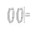 Pendientes de Amor Simple Transfronterizos Pendientes Nuevos de Moda para Mujer Pendientes de Arco Pendientes de Nicho con Temperamento Lujo Ligero Pendientes Pendientes