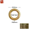 Tirador de anillo de cobre Antigüedad china Accesorios para muebles de cobre puro Anillo de cobre simple Tirador para cajón de botiquín chino Anillo sólido de bronce