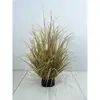 Planta de Hierba de Junco Simulada Personalizada Bonsái Decoración de Ventana Piso Hierba Cola de Perro Heno Césped Cebolla Planta Verde Planta en Maceta