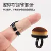 Nuevo Anillo Pincel para Manicura Pincel para Polvo Tipo Hebilla para Dedo Cerdas Finas Suaves Herramienta Auxiliar para Manicura Esencial para Salones de Uñas