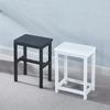 R* Taburete Cuadrado Simple Taburete de Comedor Silla de Entrenamiento para Mesa de Comedor en Casa Taburete de Hierro de Madera Taburete de Color Elevación Adulto Taburete de Taller de Fábrica