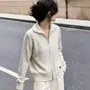 Jaqueta Cardigan de Tricô com Gola e Zíper Duplo Feminina 2026 Outono/Inverno Novo Cardigan de Tricô Dopamina Petite