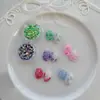 Nuevas Perlas de Burbuja Ultra-Delgadas Rayas Láser Color Aurora Lentejuelas Mixtas Multicolor Decoraciones para Uñas Accesorios de Manicura
