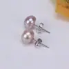 Brincos Brincos de Pérolas de Água Doce Natural Transfronteiriços Femininos Dia da Moda Feminina Brincos Coreanos Jóias Atacado Direto da Fábrica