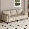 Sofá com teclas de piano em tecido tecnológico novo, adequado para apartamentos de aluguel, espaços pequenos, lojas de roupas e apartamentos; sofá resistente a arranhões de gato, sem necessidade de lavagem
