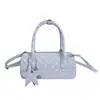 Bolsa de mano casual simple de nuevo estilo para la primavera de 2026, bolsa tote pequeña, bolsa tipo almohada de lunares para mujer, bolsa de hombro único, bandolera
