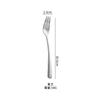Juego de vajilla de acero inoxidable 304 de estilo transfronterizo, elegante, para hotel, con cuchillo, tenedor y cuchara para carne, cuchara gruesa para uso doméstico.