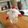 Decoração de Natal Transfronteiriça Pote de Doces Criativo Papai Noel Boneco de Neve Pote de Armazenamento Presentes para Crianças Suprimentos para Festa de Véspera de Natal