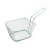 Cesta Criativa de Aço Inoxidável para Fritar Batatas Fritas Cesta para Fritar Lanches Galvanizada Cesta de Fritura Cesta para Batatas Fritas Ponto Anti-respingo de Óleo Saudável