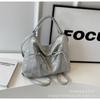 Mochila Tote Estilo Coreano com Laço, Grande Capacidade, Bolsa de Ombro Elegante para o Dia a Dia de Mulheres, Nova Bolsa Transversal Casual 2026