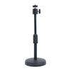 Soporte para Cámara de Computadora Soporte de Base de Disco de Escritorio Accesorios Universales Transmisión en Vivo Teléfono Móvil Soporte de Escritorio Dientes 1/4