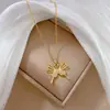 [Acero de titanio] Collar de diamantes llenos de temperamento de lujo con luz de mariposa hueca para mujer, cadena de clavícula de red roja que combina con todo, cadena de acero de titanio