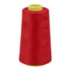 Linha para máquina de costura para uso doméstico, linha fina para costurar roupas, carretéis pequenos de linha de poliéster para costura à mão, linha branca e preta para bainhas, linha em carretel