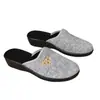 Venta al por mayor Transfronterizo Primavera y Otoño Estilo Nuevo Fieltro Zapatillas de Algodón para Mujer con Forro de Felpa, Zapatos de Algodón Cálidos para Interior con Suela Gruesa, Zapatos Cómodos para Mamá