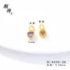 Esperando el mismo colgante de conservación de color fuerte de la Tienda de Oro, Joyería de Rombo de Oro Arena Vietnamita con Piedra Blanca, Accesorios Simples y Versátiles de Alta Calidad