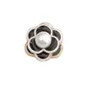 Acessórios para Capa de Celular DIY Estilo Chanel com Pérolas e Camélias, Decorações de Flores de Pérola Gotejantes para Sapato Clog