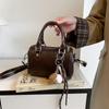 Bolso Boston de alta gama para mujer, bandolera de hombro portátil retro combinable, estilo 2024