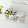 Conjunto de Plástico de 25 Peças de Papelaria Dividida Organizador de Compartimentos Transparente para Mesa Organizador Diversos Gaveta Caixa de Armazenamento para Cosméticos