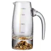 Dispensador de Bebidas Espessado Edição Especial com Escala, Copo Medidor Doméstico, Conjunto de Bebidas Alcoólicas de Vidro, Dispensador de Bebidas Alcoólicas