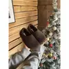 Zapatos tipo Birkenstock de suela gruesa y forro de felpa, cálidos, mullidos y cómodos, zapatos de mujer, nueva colección otoño/invierno 2026, planos Birkenstock versátiles