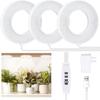 Luz LED para el crecimiento de plantas, soporte para flores, pared para plantas verdes, maceta con flores carnosas, espectro completo, luz de relleno para plantas de techo, fábrica