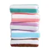 [Transfronterizo] Toallas de Coral Fleece, Toallas de Baño, Toallas Rayadas, Toallas para Niños, Toallas Lisas Cuadros de Piña, Venta al por Mayor de Toallas de Baño