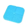 Tapete Alimentador Lento de Silicone para Pets, Tapete de Lamber para Cachorros, Tipo Ventosa, Antiderramamento, Antiderrapante, Tigela Anti-Engasgo, Tapete Universal para Gatos e Cachorros, Alimentação Lenta
