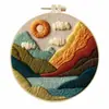 Paisaje Transfronterizo Bordado Tridimensional Bordado Hecho a Mano Kit de Materiales DIY Kit de Materiales DIY Estilo Europeo Kit de Bordado a Mano Punto de Cruz