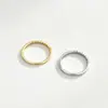 Nuevo anillo coreano de estilo coreano exquisito con micro incrustaciones de piedra simple de medio anillo anillo delgado anillo de cola anillo accesorios para el cabello mixtos para mujer