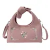 Bolso Bordado Chino Retro Nuevo para Mujer 2026 Nueva Moda Otoño Invierno Bolso Cruzado Versátil Bolso de Hombro Pequeño Versátil