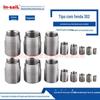 Buchas autoatarraxantes In-saiL tipo 302 com dentes internos e externos e fenda para parafuso Fornecimento profissional da fábrica de Shenzhen