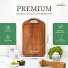 Tabla de cortar cuadrada con ranura de drenaje, tabla para frutas y quesos, montable en pared, de doble cara, adecuada para cortar frutas y verduras, personalizable