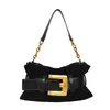 Bolso de mano plisado estilo coreano para mujer, nuevo modelo otoño 2026, alta calidad, moderno, bolso de hombro y bandolera de nicho
