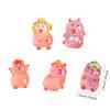 Novos Acessórios de Resina de Capivara Pequenos Acessórios de Resina Luminous Desenho Animado Acessórios para Joias DIY Materiais Artesanais Mistos