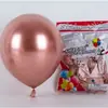 Fábrica atacado net vermelho transparente lantejoulas confete balão de casamento balão cromado balão shopping balão de metal decorativo