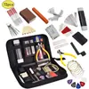 Kit de Herramientas para Reparación y Mantenimiento de Guitarra de Venta Caliente en Amazon 72 Piezas Cuerdas de Medición Repuesto Traje Traje de Herramientas para Guitarra