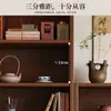 Armário de madeira maciça estilo chinês para conjunto de chá prateleira de armazenamento prateleira de armazenamento sala de estar armazenamento de chá armário de chá armário de exposição armário de múltiplos tesouros estante de livros