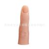 Simulação de unha transfronteiriça articulação de dedo flexível de silicone completo peça de unha de inserção prática exibição modelo de dedo de silicone