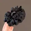 Retrô e Fresco ~ Presilha de Garra Grande Elegante com Laço de Bolha de Nuvem Grampo de Cabelo Feminino para Parte de Trás da Cabeça Novo Clip de Tubarão