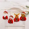 Colgantes de Tela Navideños, Muñecos Navideños, Colgantes Pequeños, Colgantes para Árbol de Navidad, Decoraciones, Colección de Colgantes Pequeños para Regalo