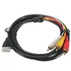 Cable HDMI a AV 3 RCA Rojo, Blanco y Amarillo de Tres Colores para TV Antigua, Video de Computadora de Alta Definición, Decodificador