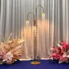 Accesorios para Bodas, Luces para Time-Lapse, Tiras de Hielo de Hierro Forjado, Decoraciones Doradas para Escenario, Decoraciones de Bola de Cristal