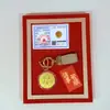 Oro Puro 999 Gama Alta Exquisito Regalo Día de San Valentín Chino 520 Paz y Alegría Princesa Por Favor Haz Galletas de la Fortuna para que Otros las Regalen Venta al por Mayor
